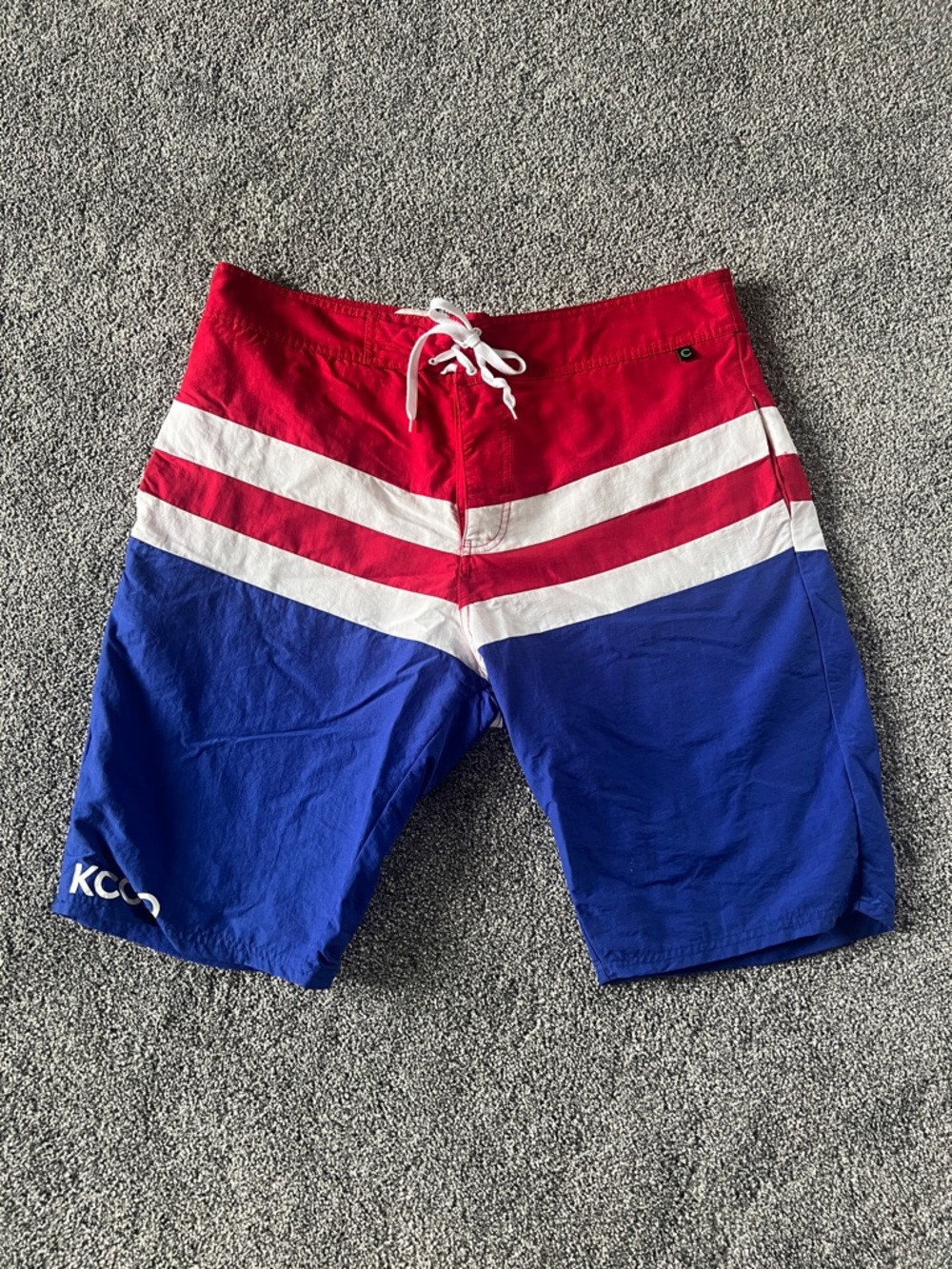 Chive Men's Red, White & Blue KCCO Board Shorts